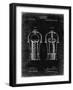 PP1138-Black Grunge Wine Cooler 1893 Patent Poster-Cole Borders-Framed Giclee Print