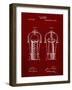 PP1138-Burgundy Wine Cooler 1893 Patent Poster-Cole Borders-Framed Giclee Print