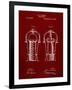 PP1138-Burgundy Wine Cooler 1893 Patent Poster-Cole Borders-Framed Giclee Print