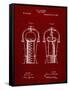 PP1138-Burgundy Wine Cooler 1893 Patent Poster-Cole Borders-Framed Stretched Canvas