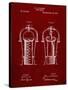 PP1138-Burgundy Wine Cooler 1893 Patent Poster-Cole Borders-Stretched Canvas