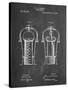 PP1138-Chalkboard Wine Cooler 1893 Patent Poster-Cole Borders-Stretched Canvas