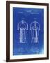 PP1138-Faded Blueprint Wine Cooler 1893 Patent Poster-Cole Borders-Framed Giclee Print