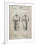 PP1138-Sandstone Wine Cooler 1893 Patent Poster-Cole Borders-Framed Giclee Print