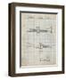 PP1140-Antique Grid Parchment York Trumpet 1939 Patent Poster-Cole Borders-Framed Giclee Print