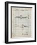 PP1140-Antique Grid Parchment York Trumpet 1939 Patent Poster-Cole Borders-Framed Giclee Print