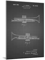 PP1140-Black Grid York Trumpet 1939 Patent Poster-Cole Borders-Mounted Giclee Print