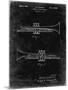 PP1140-Black Grunge York Trumpet 1939 Patent Poster-Cole Borders-Mounted Premium Giclee Print