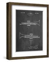 PP1140-Chalkboard York Trumpet 1939 Patent Poster-Cole Borders-Framed Giclee Print