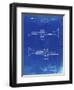PP1140-Faded Blueprint York Trumpet 1939 Patent Poster-Cole Borders-Framed Premium Giclee Print