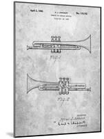 PP1140-Slate York Trumpet 1939 Patent Poster-Cole Borders-Mounted Giclee Print