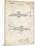PP1140-Vintage Parchment York Trumpet 1939 Patent Poster-Cole Borders-Mounted Premium Giclee Print
