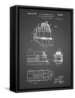 PP1141-Black Grid Zephyr Train Patent Poster-Cole Borders-Framed Stretched Canvas