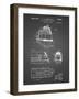 PP1141-Black Grid Zephyr Train Patent Poster-Cole Borders-Framed Giclee Print