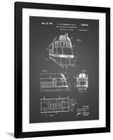 PP1141-Black Grid Zephyr Train Patent Poster-Cole Borders-Framed Giclee Print