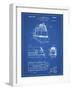 PP1141-Blueprint Zephyr Train Patent Poster-Cole Borders-Framed Giclee Print