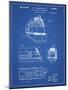 PP1141-Blueprint Zephyr Train Patent Poster-Cole Borders-Mounted Giclee Print