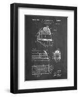 PP1141-Chalkboard Zephyr Train Patent Poster-Cole Borders-Framed Premium Giclee Print