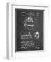 PP1141-Chalkboard Zephyr Train Patent Poster-Cole Borders-Framed Premium Giclee Print