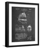 PP1141-Chalkboard Zephyr Train Patent Poster-Cole Borders-Framed Giclee Print