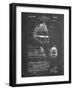 PP1141-Chalkboard Zephyr Train Patent Poster-Cole Borders-Framed Giclee Print