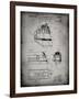 PP1141-Faded Grey Zephyr Train Patent Poster-Cole Borders-Framed Giclee Print