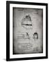 PP1141-Faded Grey Zephyr Train Patent Poster-Cole Borders-Framed Giclee Print