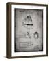 PP1141-Faded Grey Zephyr Train Patent Poster-Cole Borders-Framed Giclee Print