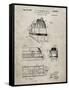 PP1141-Sandstone Zephyr Train Patent Poster-Cole Borders-Framed Stretched Canvas