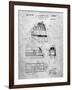 PP1141-Slate Zephyr Train Patent Poster-Cole Borders-Framed Giclee Print