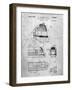 PP1141-Slate Zephyr Train Patent Poster-Cole Borders-Framed Giclee Print