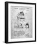 PP1141-Slate Zephyr Train Patent Poster-Cole Borders-Framed Giclee Print