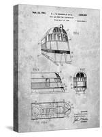 PP1141-Slate Zephyr Train Patent Poster-Cole Borders-Stretched Canvas