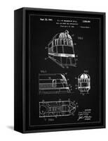 PP1141-Vintage Black Zephyr Train Patent Poster-Cole Borders-Framed Stretched Canvas