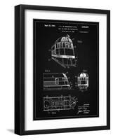 PP1141-Vintage Black Zephyr Train Patent Poster-Cole Borders-Framed Giclee Print