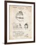 PP1141-Vintage Parchment Zephyr Train Patent Poster-Cole Borders-Framed Giclee Print