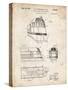 PP1141-Vintage Parchment Zephyr Train Patent Poster-Cole Borders-Stretched Canvas