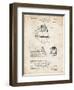 PP1141-Vintage Parchment Zephyr Train Patent Poster-Cole Borders-Framed Giclee Print