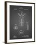 PP1143-Black Grid Zipper 1917 Patent Poster-Cole Borders-Framed Giclee Print