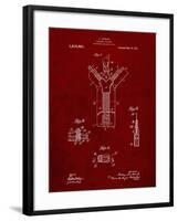 PP1143-Burgundy Zipper 1917 Patent Poster-Cole Borders-Framed Giclee Print