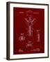 PP1143-Burgundy Zipper 1917 Patent Poster-Cole Borders-Framed Giclee Print