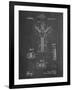 PP1143-Chalkboard Zipper 1917 Patent Poster-Cole Borders-Framed Giclee Print