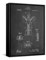 PP1143-Chalkboard Zipper 1917 Patent Poster-Cole Borders-Framed Stretched Canvas