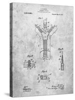 PP1143-Slate Zipper 1917 Patent Poster-Cole Borders-Stretched Canvas
