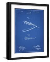 PP1178-Blueprint Straight Razor Patent Poster-Cole Borders-Framed Giclee Print
