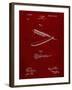 PP1178-Burgundy Straight Razor Patent Poster-Cole Borders-Framed Giclee Print