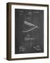 PP1178-Chalkboard Straight Razor Patent Poster-Cole Borders-Framed Giclee Print