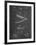 PP1178-Chalkboard Straight Razor Patent Poster-Cole Borders-Framed Giclee Print