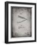 PP1178-Faded Grey Straight Razor Patent Poster-Cole Borders-Framed Premium Giclee Print