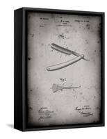 PP1178-Faded Grey Straight Razor Patent Poster-Cole Borders-Framed Stretched Canvas